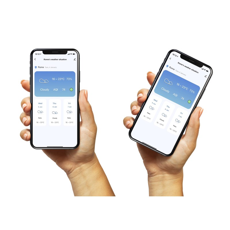 Explore Scientific WSH4103 Stazione meteorologica smart Wifi, sincronizzazione automatica dell'ora,
