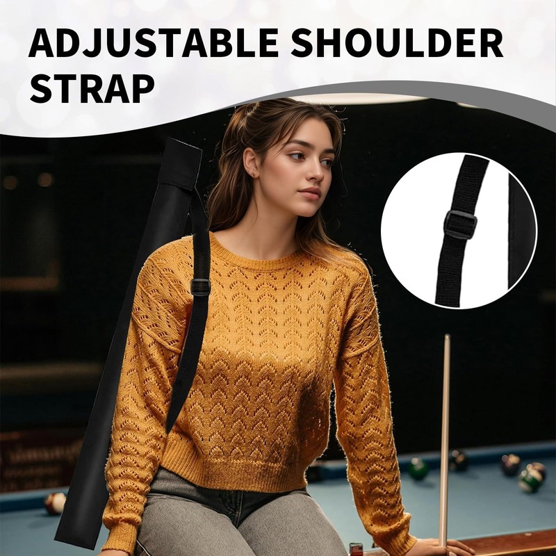Pool Cue Case, Pole Bag with Adjustable Strap, Anti Dust