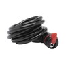 Burg Wächter 1360 180 10mm Spiral Cable Bike Lock, Black,