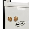 6Pcs Gold Lion Fridge Magnets, 3D Animal Refrigerator Magnets, Funny