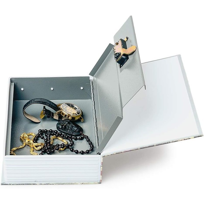 Diversion Book Safe Storage Box with Combination Lock, Secret Hidden
