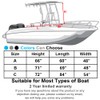 T-Top Center Console Cover for Boat - 600D Waterproof Marine