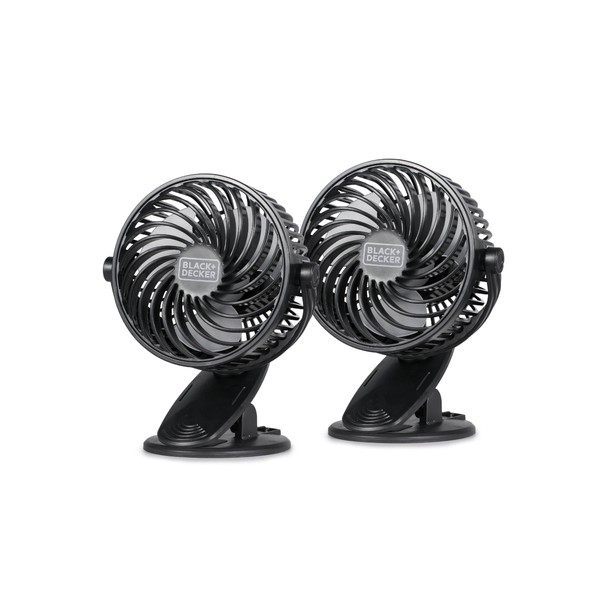 BLACK+DECKER 4" Convertible Cooling Fan, Clip Fan and Standing Fan