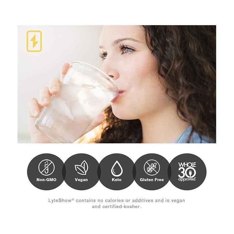 LyteLine Lyteshow Electrolyte Drops Sugar-Free for Hydration and Immune Support