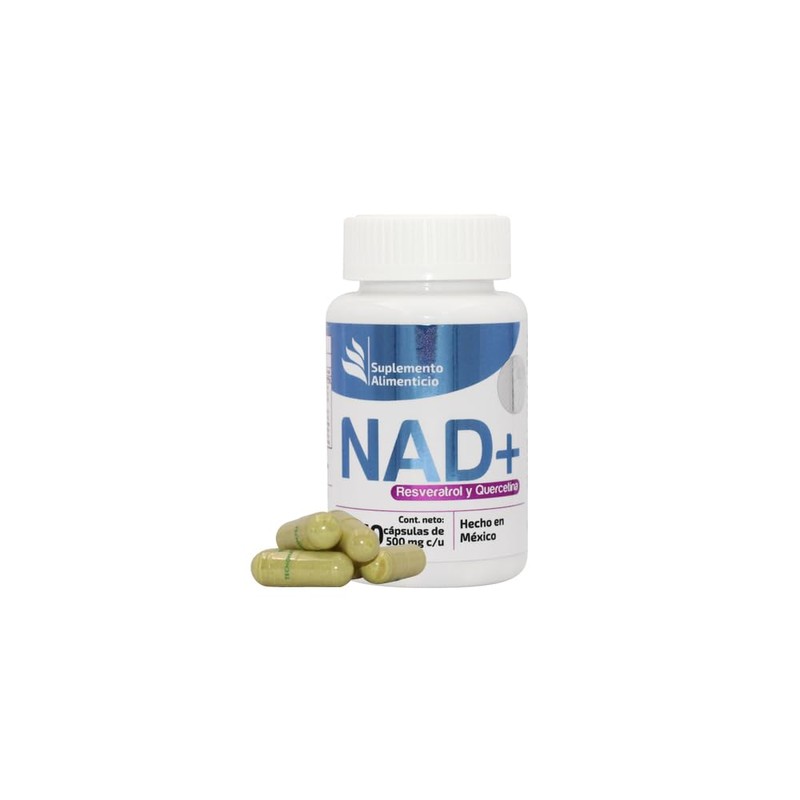 NAD+RESVERATROL Y QUERCETINA c/60 capsulas TECNONATURA