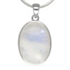 Lebensquelle Plus Rainbow Moonstone Gemstone Pendant Oval | Set in