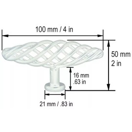 House Guard hardware 4" Antique Pewter Birdcage Kitchen Bathroom Cabinet Knobs Drawer pulls 100mm