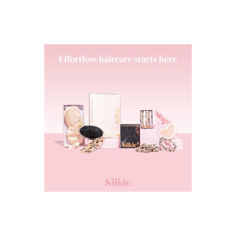 SILKIE Juego de 4 gomas elásticas para el pelo 100%