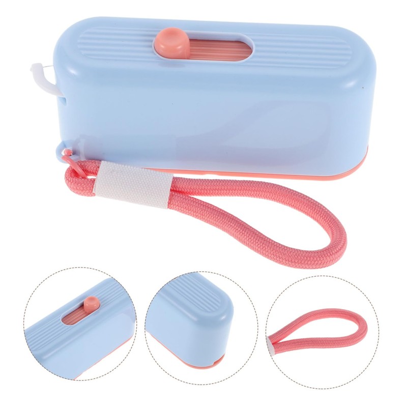NOLITOY Automatic Floss Pick Dispenser Compact Travel Toothpick Holder Floss