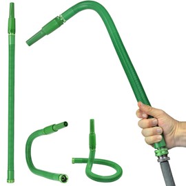 Bernini FlexEnd Garden Wand, Flexible Hose Sprayer with Fireman Nozzle for Versatile Watering and Cleaning - 31" Reach, Forest