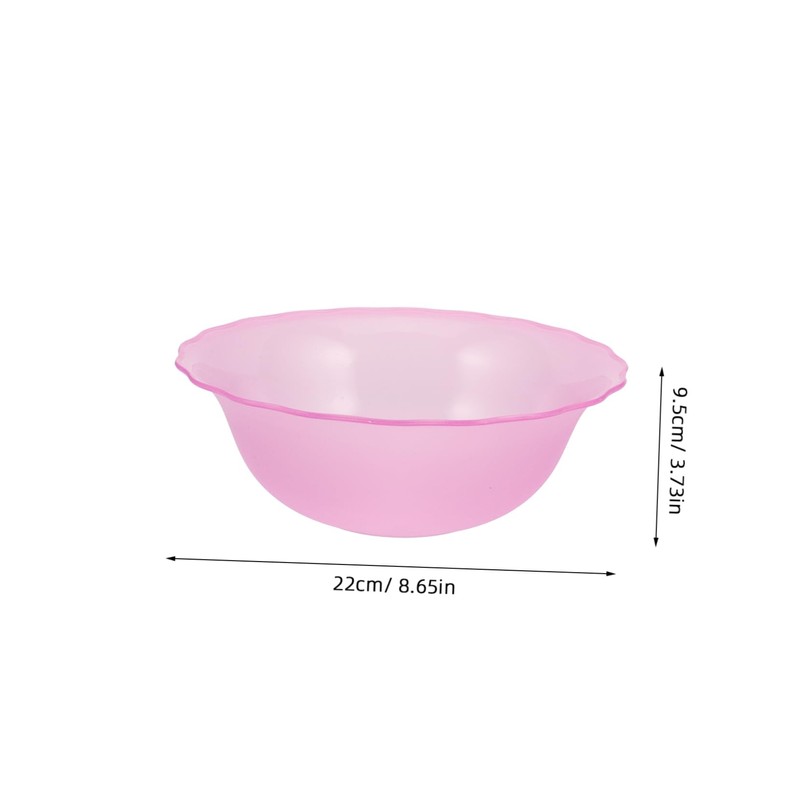 Plastic Face Washing Basin with Floral Ears Multi-Functional Skincare Accessories