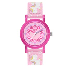 Ice-watch Ice Learning Ice Watch, Watch, For Kids, Women, 1.3 inches (32 mm), 3 Hands, pink unicorn
