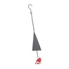Wind Bell Hanging Decoration Iron Rust Proof Geometric Bird Bell