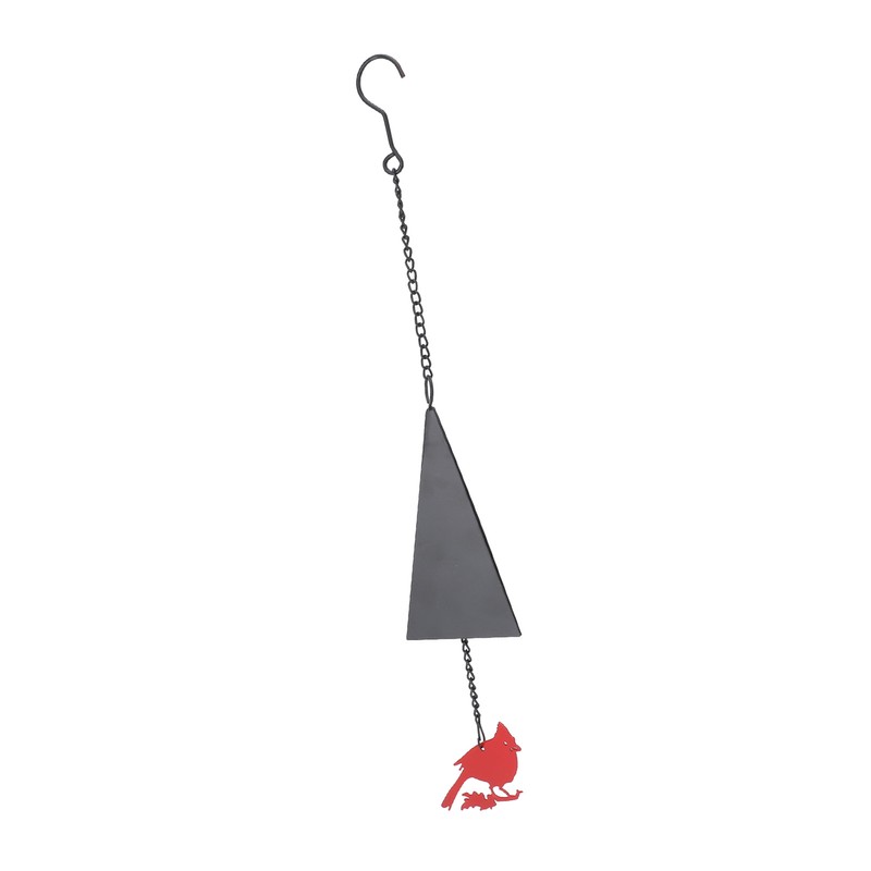 Wind Bell Hanging Decoration Iron Rust Proof Geometric Bird Bell
