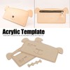 Acrylic Template Durable Transparent Clear DIY Cartoon Pencil Case Stencil