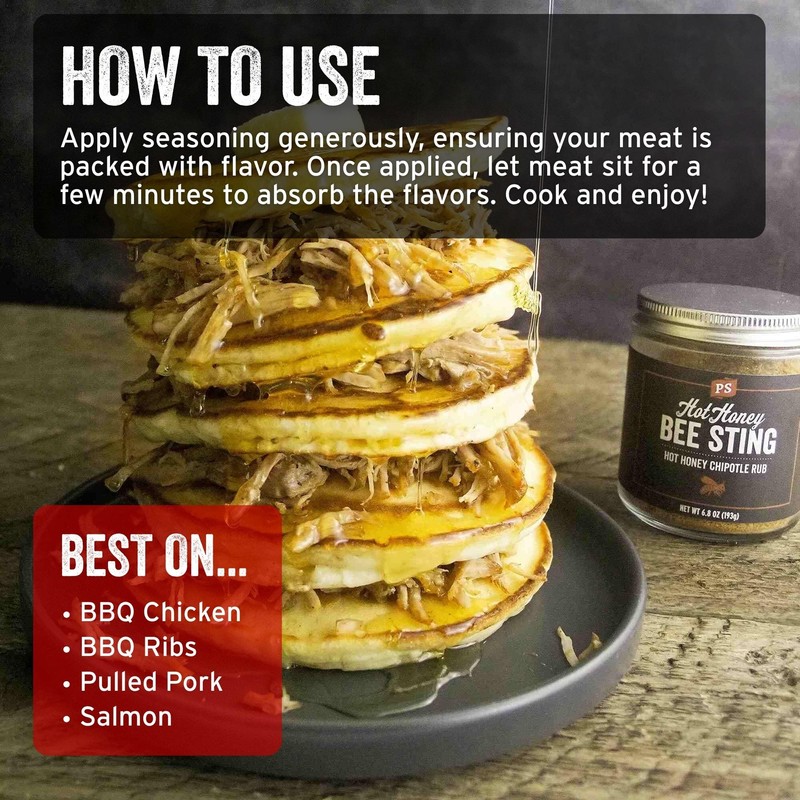 PS Seasoning Bee Sting - Hot Honey Chipotle BBQ Seasoning