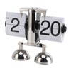 Retro Digital Flip Down Clock Flip Desk Clock Mechanical Battery