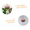 Levemolo Natural Coconut Fiber Round Liners 4pcs Replacement Liners for