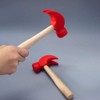 Kisangel 1Pcs Wooden Hammer Mini Simulation Hammer Maintenance Pretend Play