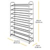 Whitmor 8 Tier Shoe Tower - 40 Pair - With