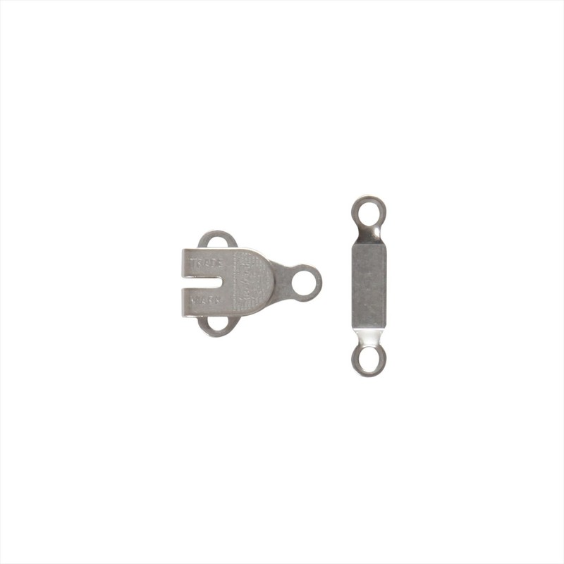 KIYOHARA sankokko- Brass Front Clip 5 Pairs White sun14 – 88 