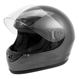 XFMT DOT Adult Motorcycle Flip Up Full Face Helmet Street Dirt Bike ATV Helmets (Carbon Fiber, Small)