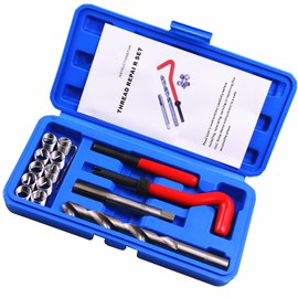 BestsQ Pack of 15 Thread Repair Kit Drill Helicoil Repair Kit Compatible Hand Tool Set for Car Repair Size: M12 x 1.25
