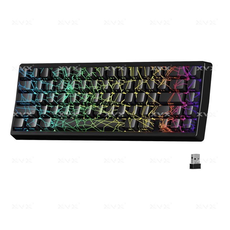 XVX M67 Tri-Mode Mechanical Keyboard With Spider Web IMD-Tech Keycaps,