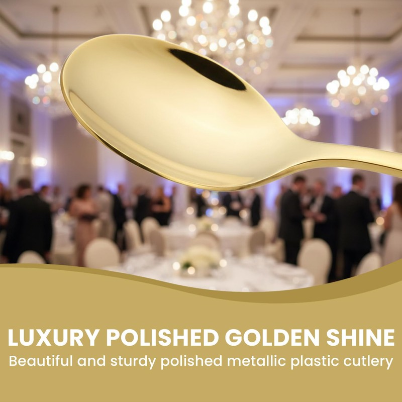 Plastic Cutlery Silverware Extra Heavyweight Disposable Flatware, Full Size Plastic