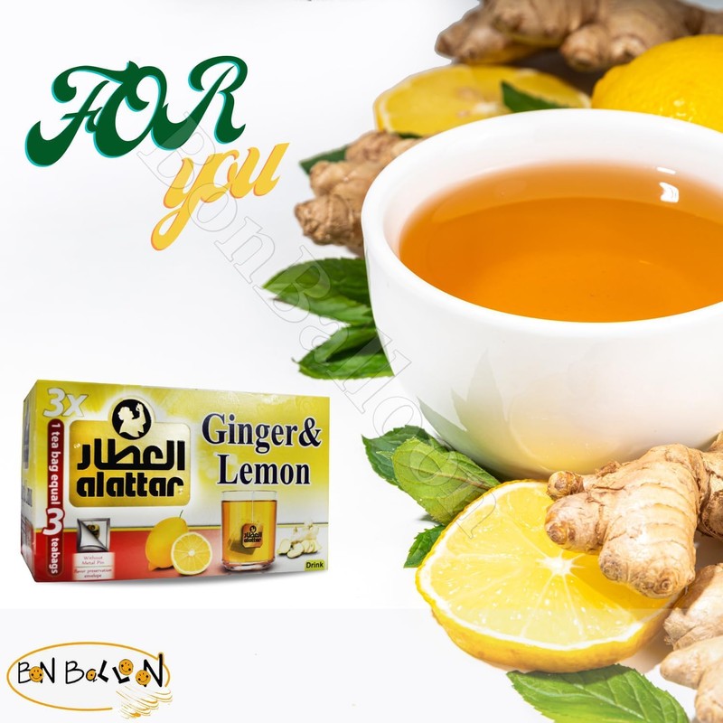 AlAttar Tea Herbal Ginger & Lemon Flower Al Attar Egyptian