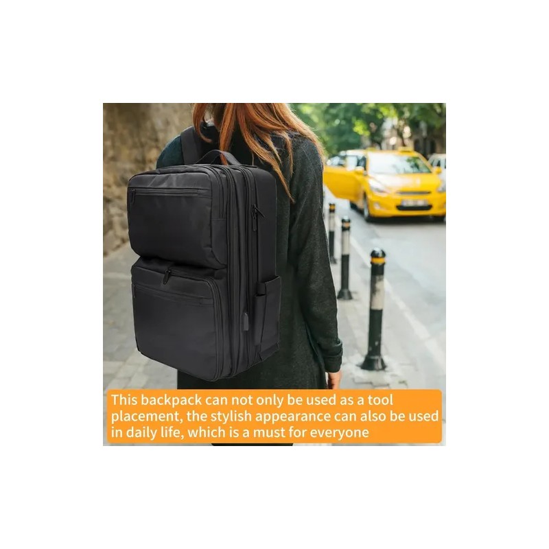 Mochila De Maquillaje Multifuncional Con Bandeja Y Divisores