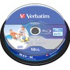Verbatim 43804 25GB 6x BD-R SL Datalife Wide Inkjet Printable