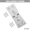 TERF® Heavy Duty Polished Chrome Counter Flap Hinges 100mm X