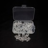 HiCHN RJ45 Plug Protector Dust Covers 50 Pcs Transparent Click