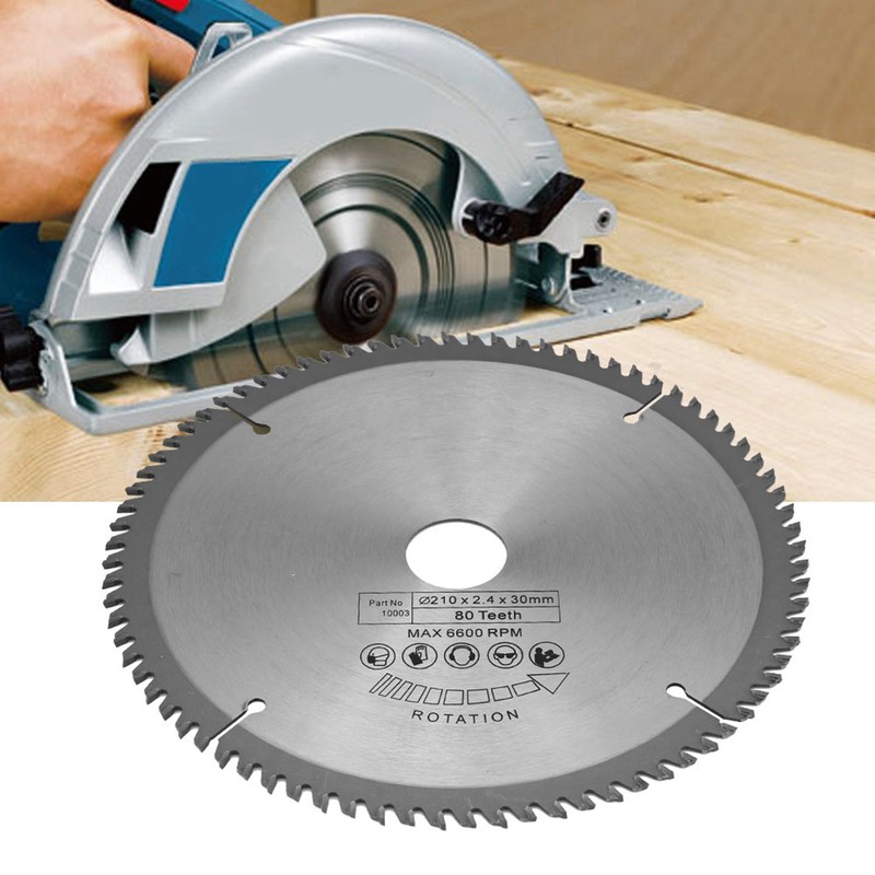 210mm 80 Teeth Bore Diameter 30mm Circular Saw Blade with