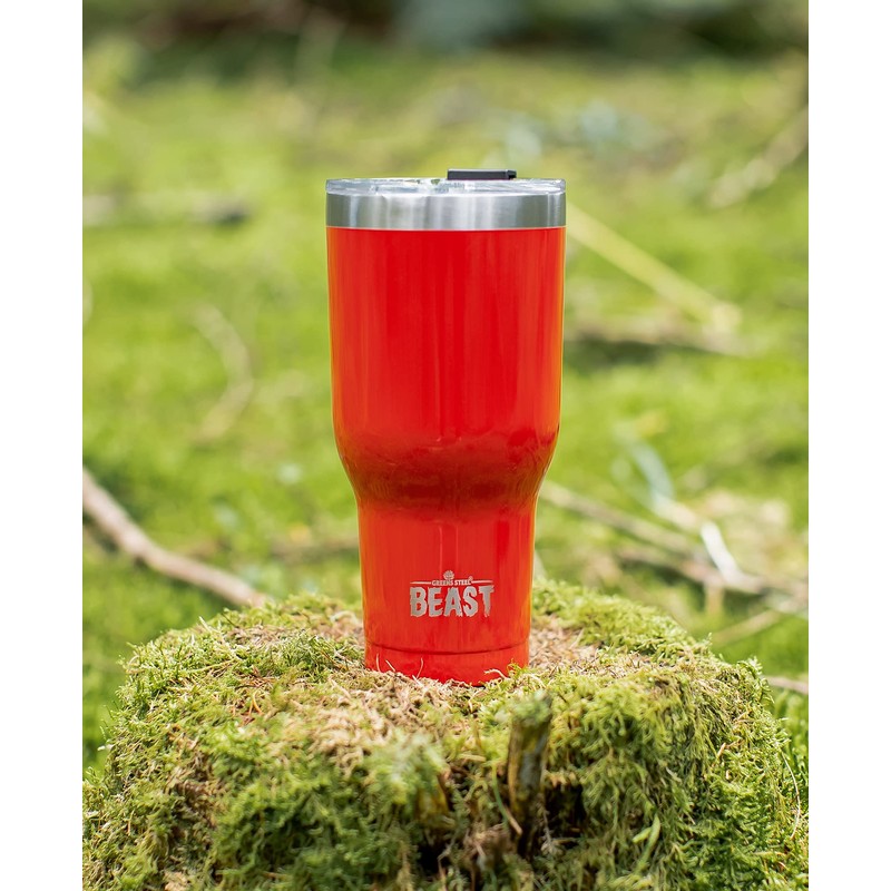 Beast 30oz Red Insulated Reusable Tumbler- BPA Free | Stainless