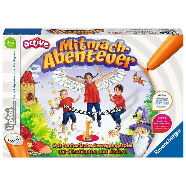 Ravensburger tiptoi Active Game 00076, Participatory Adventure, Movement Game from