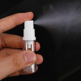 VOCOSTE Vacuum Bottle, Transparent, Refill Bottle, Portable, Liquid, Emulsion, Cosmetics, Travel Supplies, 3 Pieces, 0.2 fl oz (5 ml)