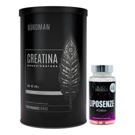 Kit Creatina Micronizada 450g Birdman + Quemador Lipoenzimas