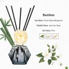 Brakula Reed Diffuser Set, 6.09 fl oz (180 ml)-Bamboo with