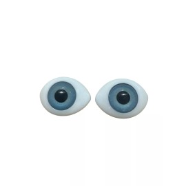 16mm Acrylic Stationary Doll Eyes Light Blue