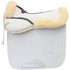 KM Elite High Wither Half Pad - Spine Free (White/Natural,