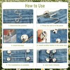 48Pcs Adjustable Waist Buckle Extender, 8Set Nail-Free Waist Buckle Snap