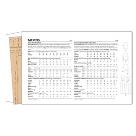 Know Me ME2096N5 Misses' Turtleneck Tops and Sleeveless Jumpsuit Sewing Pattern Packet by Brittany J. Jones, Design Code ME2096, Sizes 10-12-14-16-18