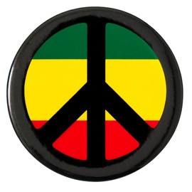 1960's Historical Replica Throwback Button Badge Pin Peace Sign Hippie Symbol
