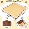 VitalCozy Waterproof Picnic Blankets Outdoor Blanket Foldable 2 in 1