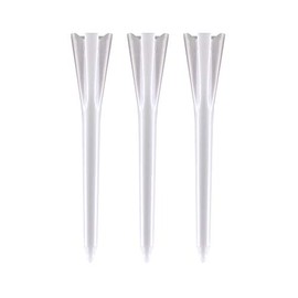 IZZO Golf Plastic Golf Tees, 1.5 Inch, White (Pack of 100)