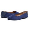 VenusCelia Snug2 Zapatos planos para mujer, Azul Marino Slip, 11