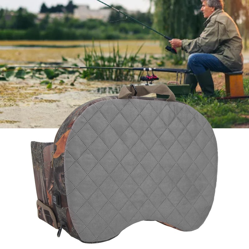 Portable Heating Cushion 3 Gears Soft Camouflage Outdoor Heated Seat