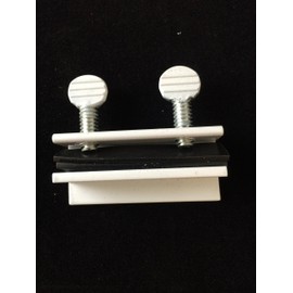 Beisen Aluminm Double Thumb Screw Turn Patio Sliding Door and Window Lock (10 Pack) White